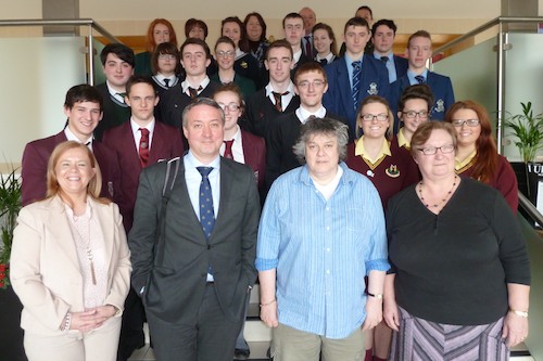 Students from Newry and Mourne discover Law Options at Queens during their visit to St Mary's